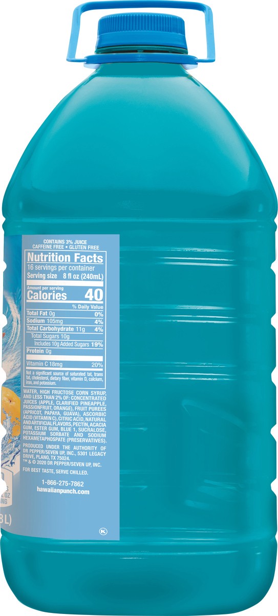 slide 5 of 8, Hawaiian Punch Polar Blast, 1 gal bottle, 1 gal
