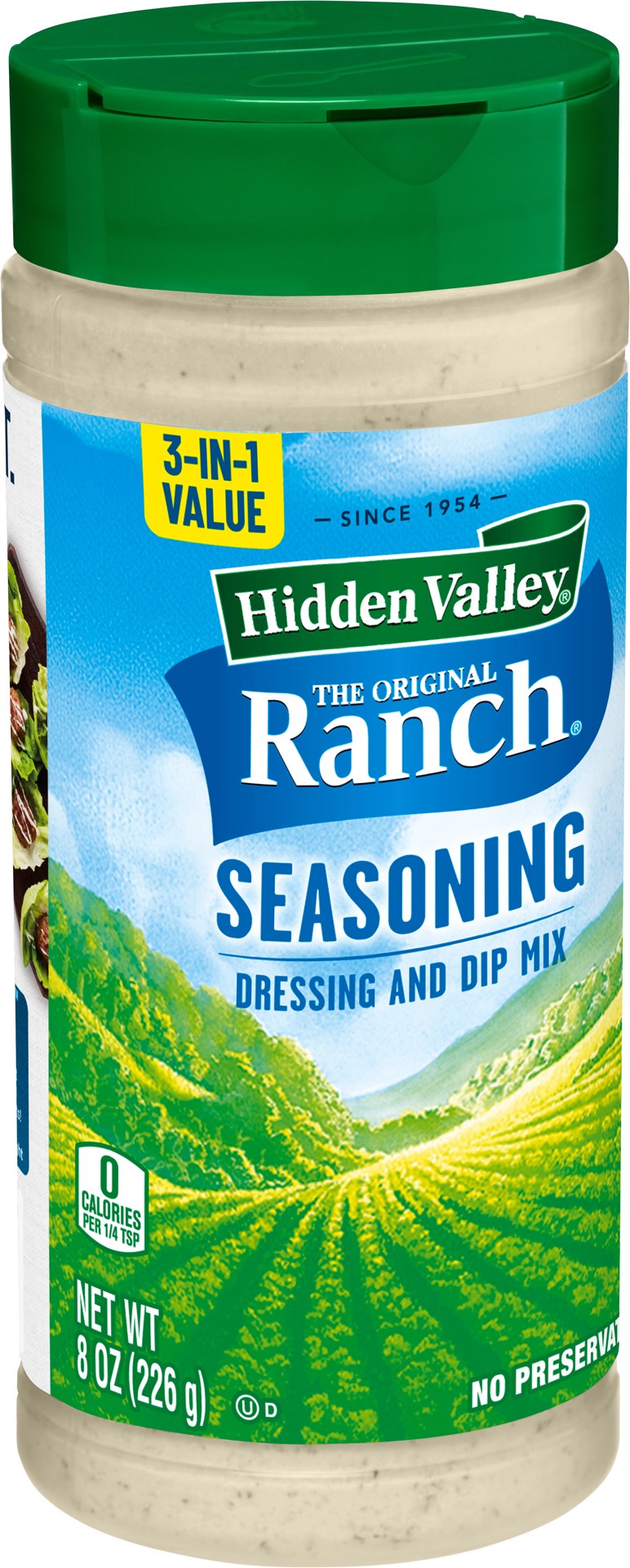 slide 4 of 5, Hidden Valley Original Ranch Salad Dressing & Seasoning Mix Canister, 8 oz
