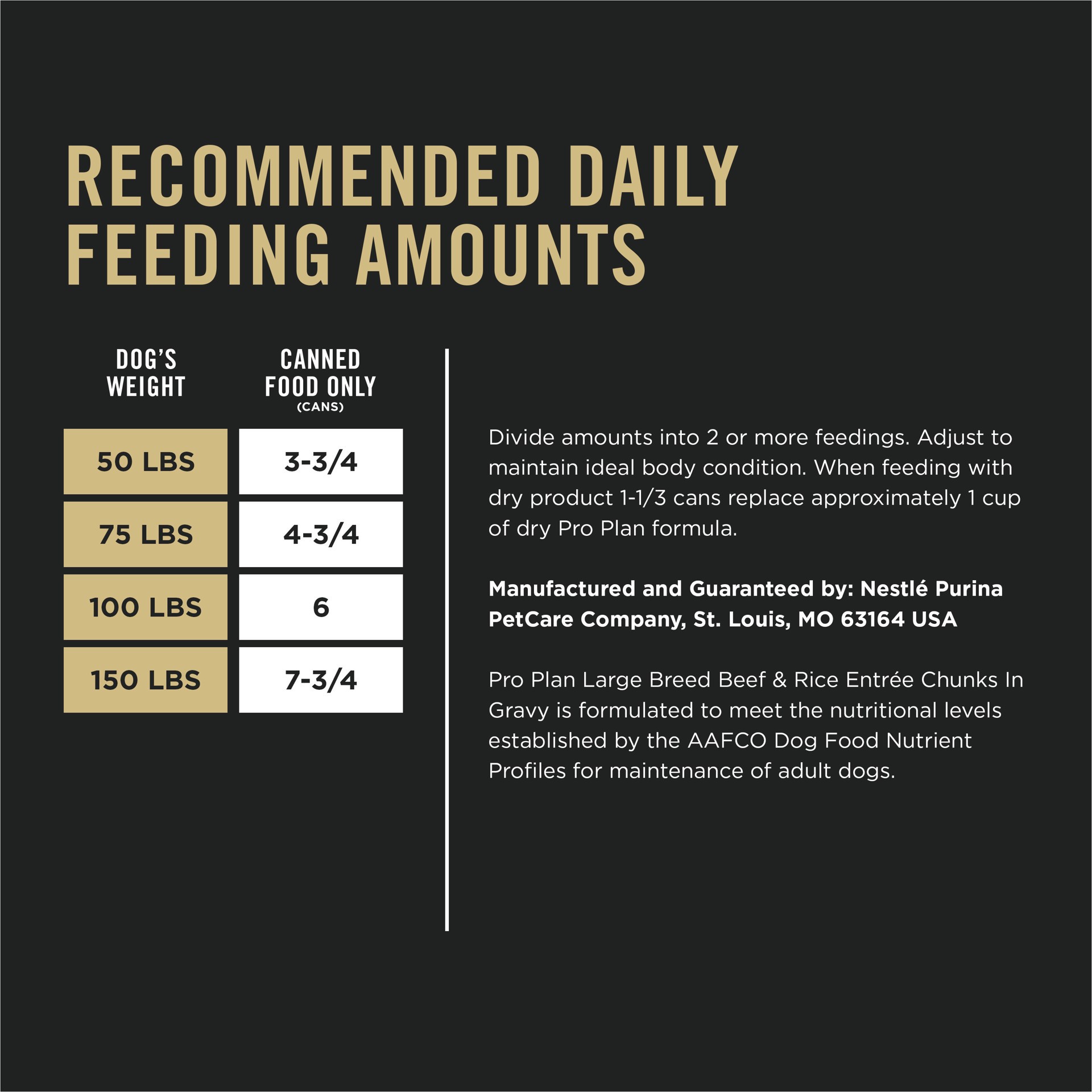 slide 4 of 6, Pro Plan Purina Pro Plan Gravy Wet Dog Food for Large Dogs, Large Breed Beef and Rice Entree, 13 oz