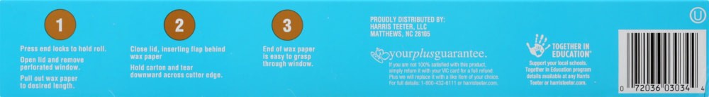 slide 3 of 3, Harris Teeter yourhome Wax Paper, 75 sq ft