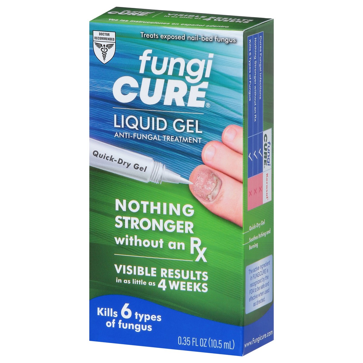 slide 11 of 15, FungiCure Liquid Gel Anti-Fungal Treatment 0.35 oz, 0.35 oz