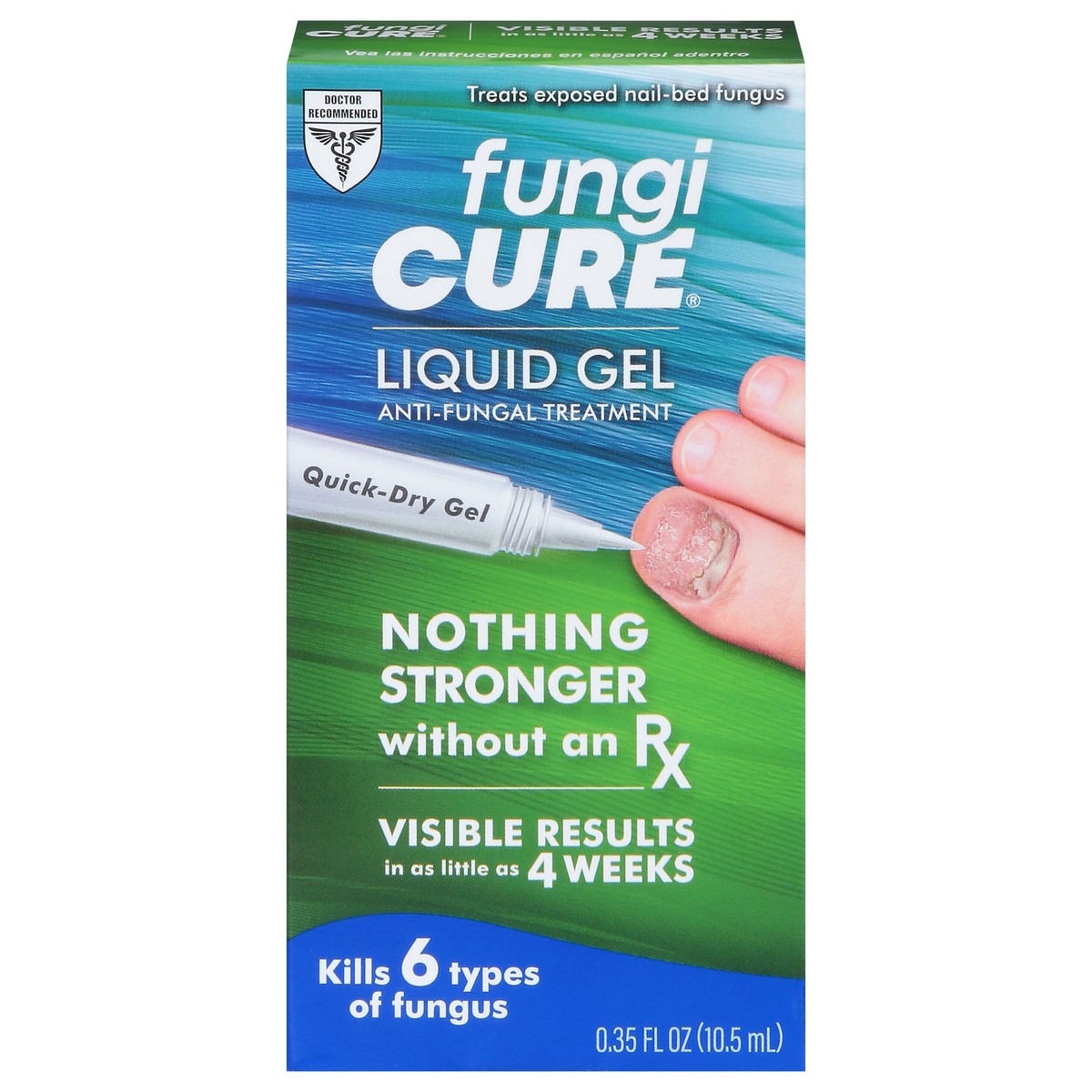 slide 6 of 15, FungiCure Liquid Gel Anti-Fungal Treatment 0.35 oz, 0.35 oz