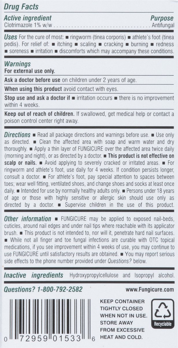 slide 9 of 15, FungiCure Liquid Gel Anti-Fungal Treatment 0.35 oz, 0.35 oz