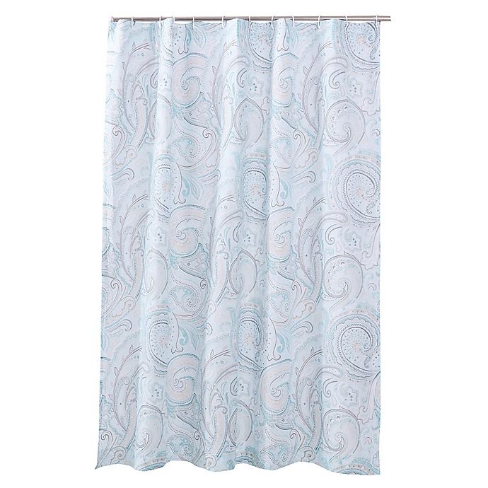 slide 1 of 1, Levtex Home Levtex Avery Spa Shower Curtain - Blue, 1 ct