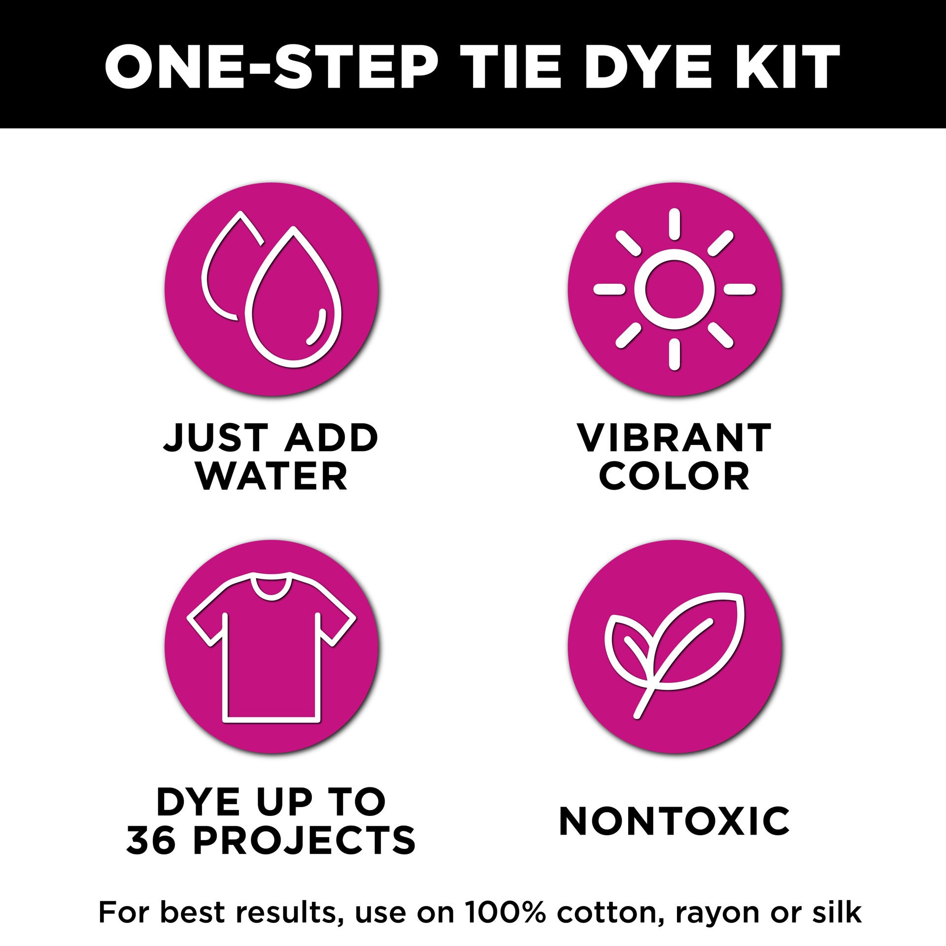 slide 3 of 6, Tulip Pastel Party 12-Color Tie-Dye Kit, 4 fl oz