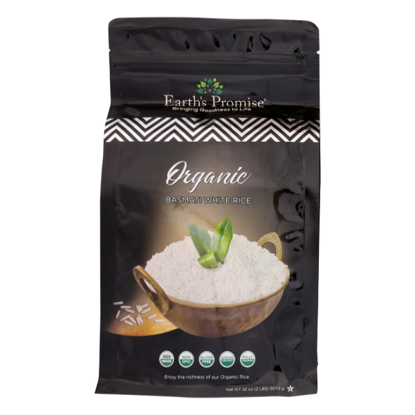 slide 1 of 1, Earths Promise Organic Basmati White Rice, 2 lb