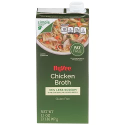 Hy-vee Chicken Fat Free Broth