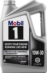 Mobil 1 10W-30 Advanced Full Synthetic Motor Oil 5 qt