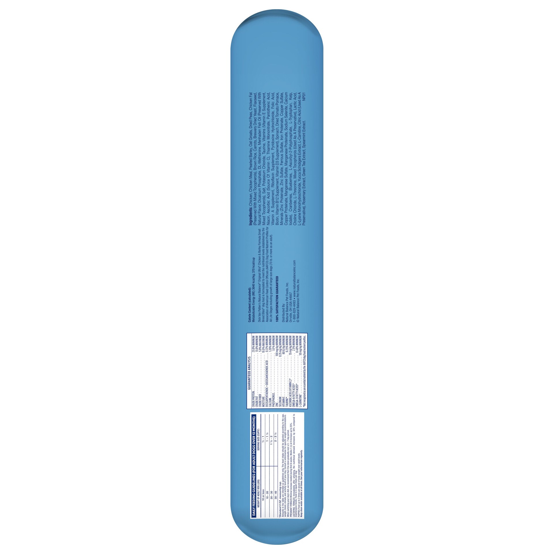 slide 2 of 5, Natural Balance Original Ultra Chicken & Barley Formula Small Breed Bites Dry Dog Food, 11 lb. Bag, 11 lb