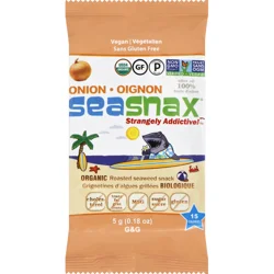 SeaSnax Roasted Olive Seaweed Snack