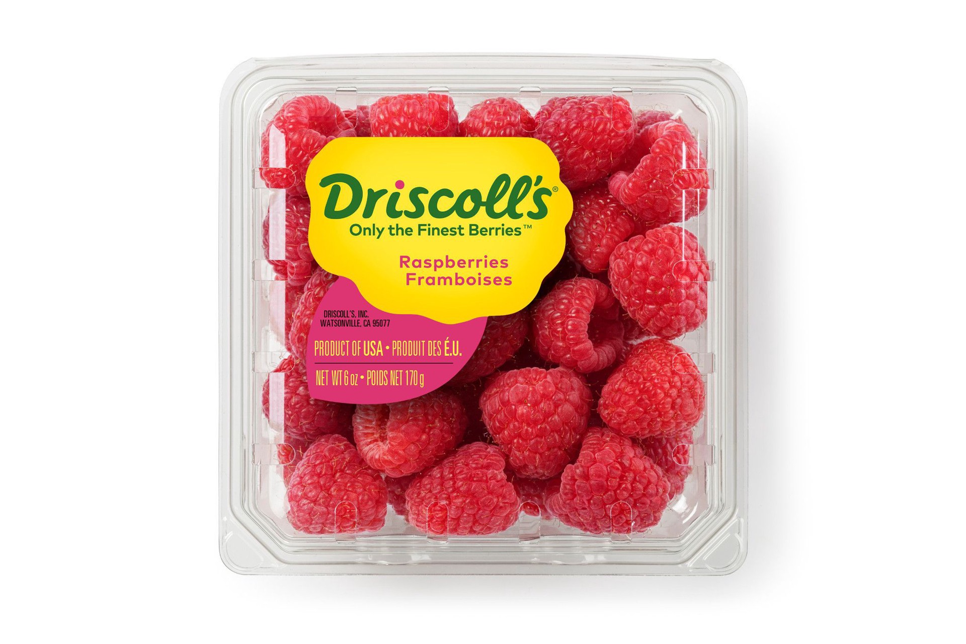 slide 1 of 9, Driscoll's Raspberries, 6 oz