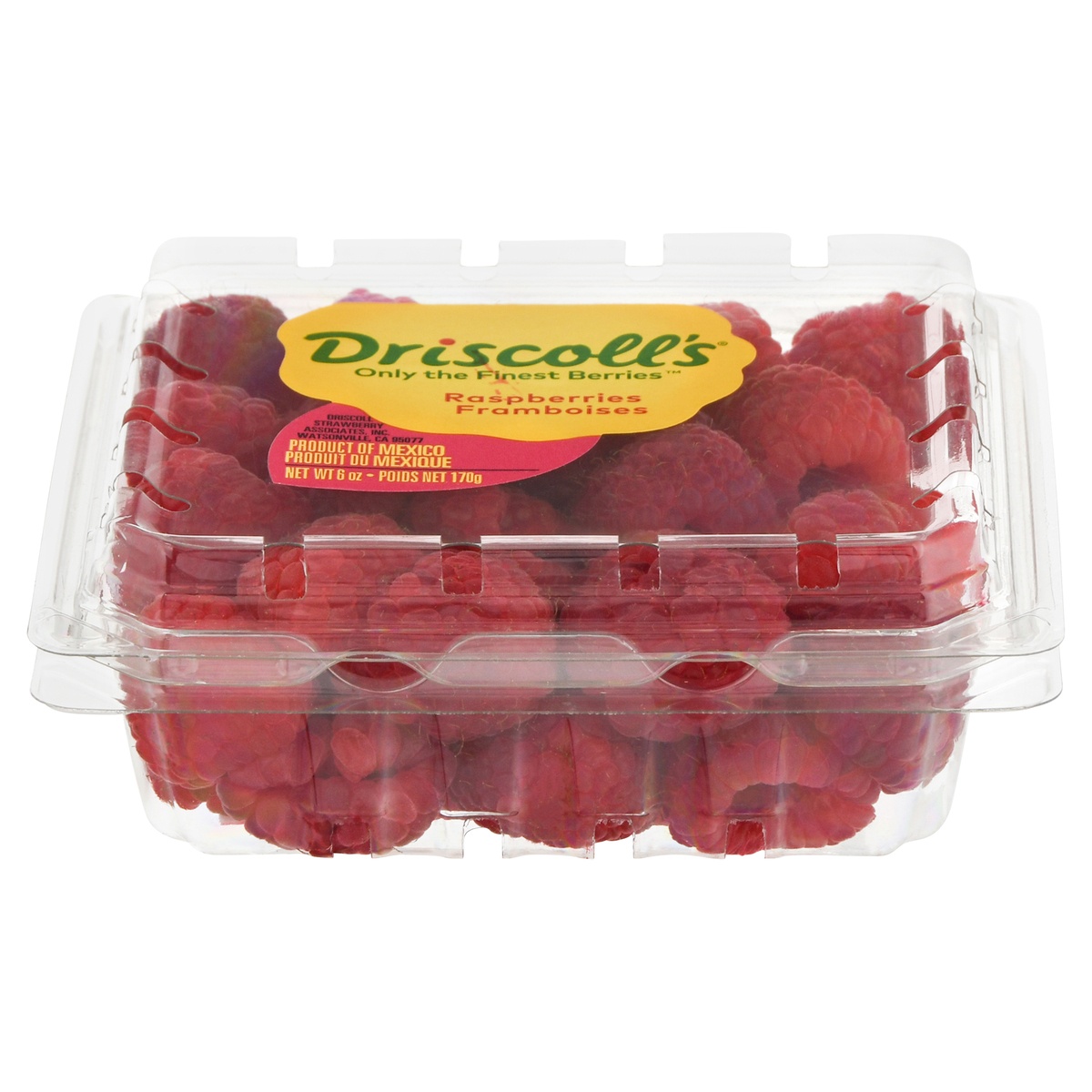 slide 1 of 1, Driscoll's Raspberries, Conventional, 6 oz