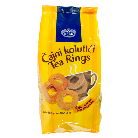 slide 1 of 1, Kraš Cajni Kolut Tea Biscuit, 1 ct