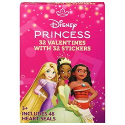 Paper Magic Group Disney Princess Valentines with Stickers, 1 ea