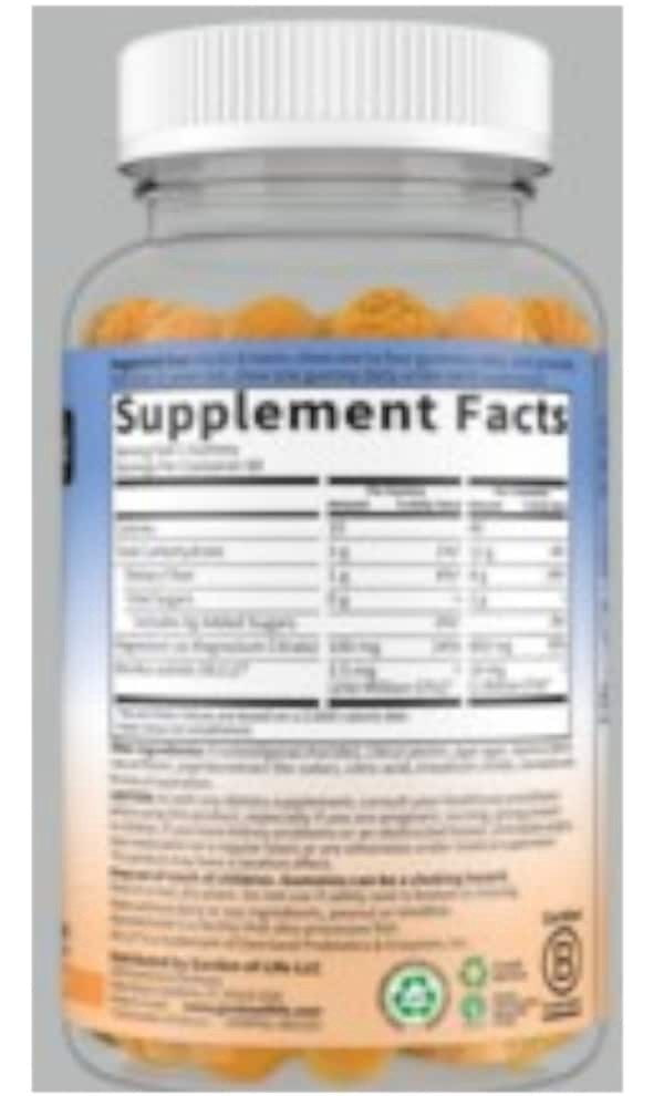 slide 4 of 5, Garden of Life Dr.formulated Magnesium Gummy Peach, 60 ct