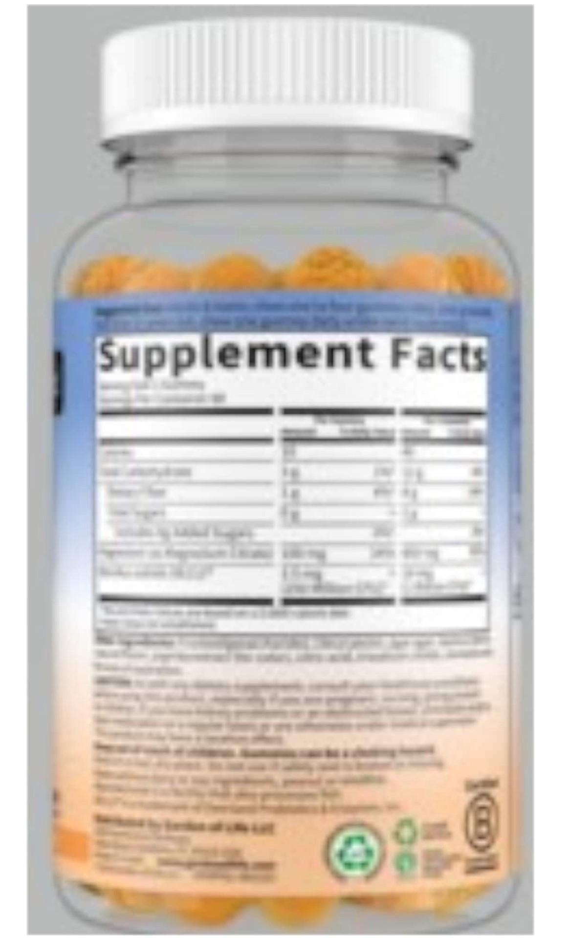 slide 3 of 5, Garden of Life Dr.formulated Magnesium Gummy Peach, 60 ct