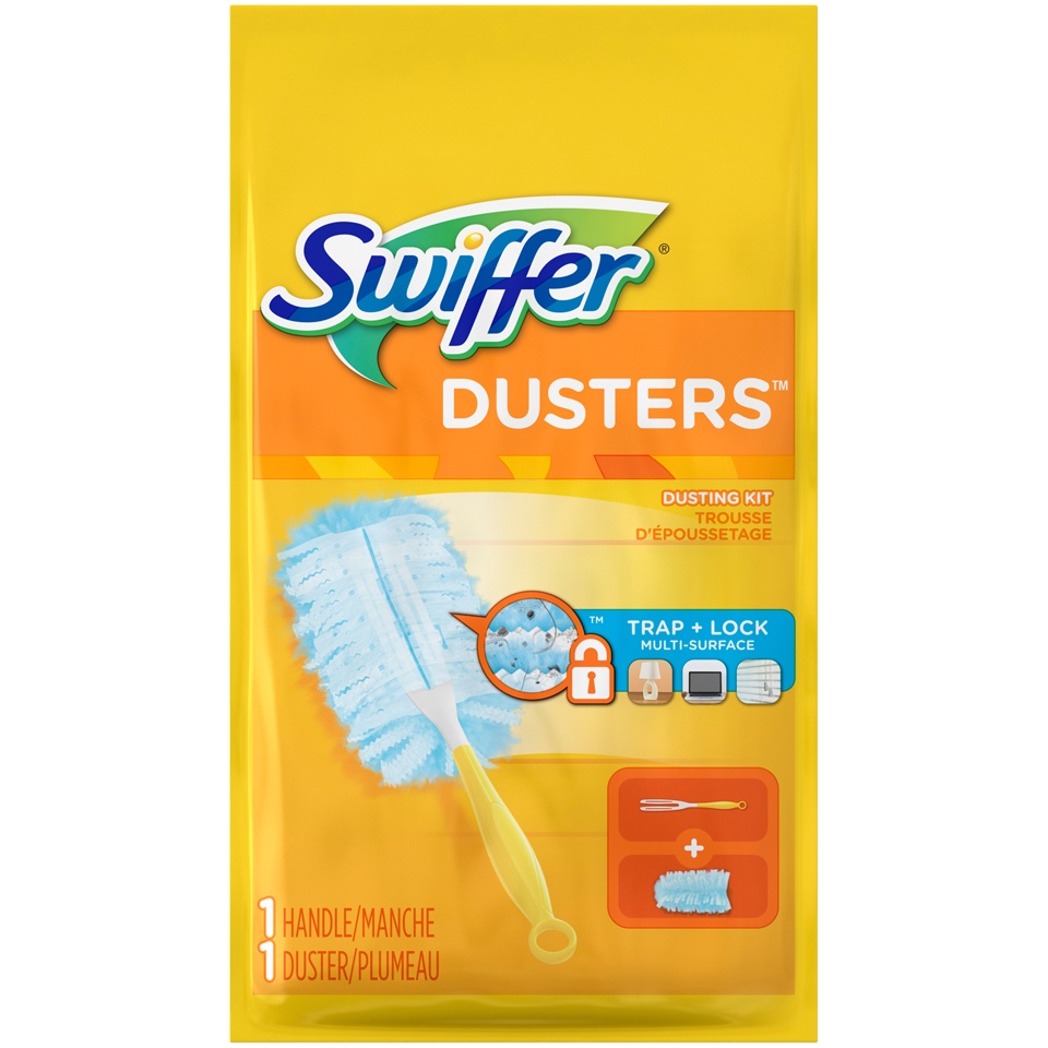 slide 1 of 2, Swiffer Duster Dusting Kit, 1 ct