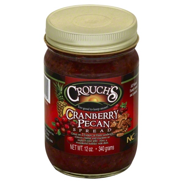 slide 1 of 1, Crouch's Cranberry Pecan Spread, 12 oz