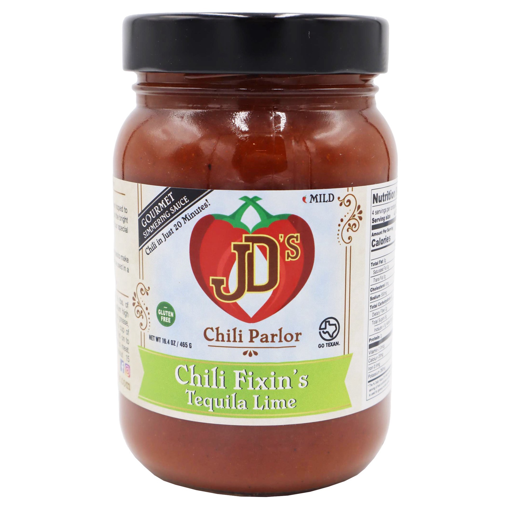 slide 1 of 1, JD's Chili Parlor Tequila Lime Enchilada Sauce, 16.4 oz