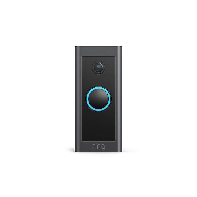 slide 1 of 1, Ring Wired Video Doorbell - Black, 1 ct