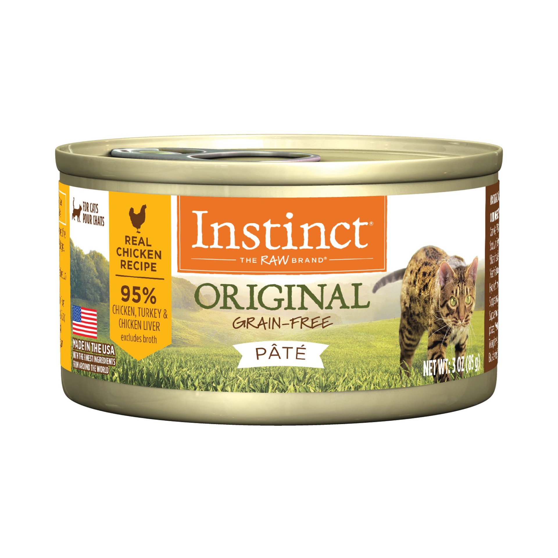 slide 1 of 1, Nature's Variety Instinct Grain-Free Chicken Canned Cat Food, 3 oz