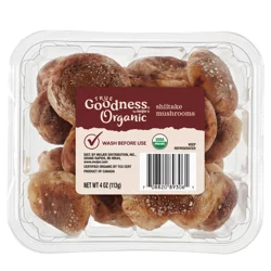 True Goodness Organic Shiitake Mushrooms, 4 oz
