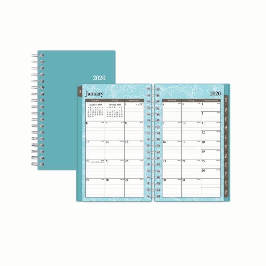 slide 2 of 4, Blue Sky Weekly/Monthly Planner, 3-5/8'' X 6-1/8'', Knightsbridge, January To December 2020, 1 ct