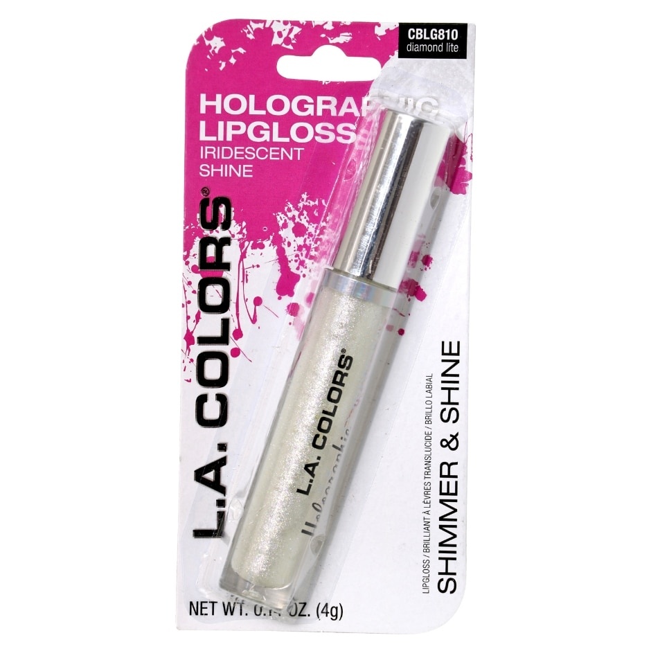 slide 1 of 1, LA Colors L.A. Colors Holographic Lipgloss In Diamond Lite, 0.12 fl oz
