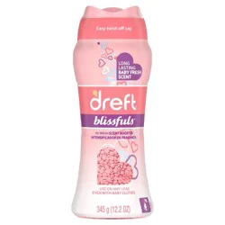 Dreft Blissfuls In-Wash Scent Booster Beads, Baby Fresh Scent, 12.2 oz