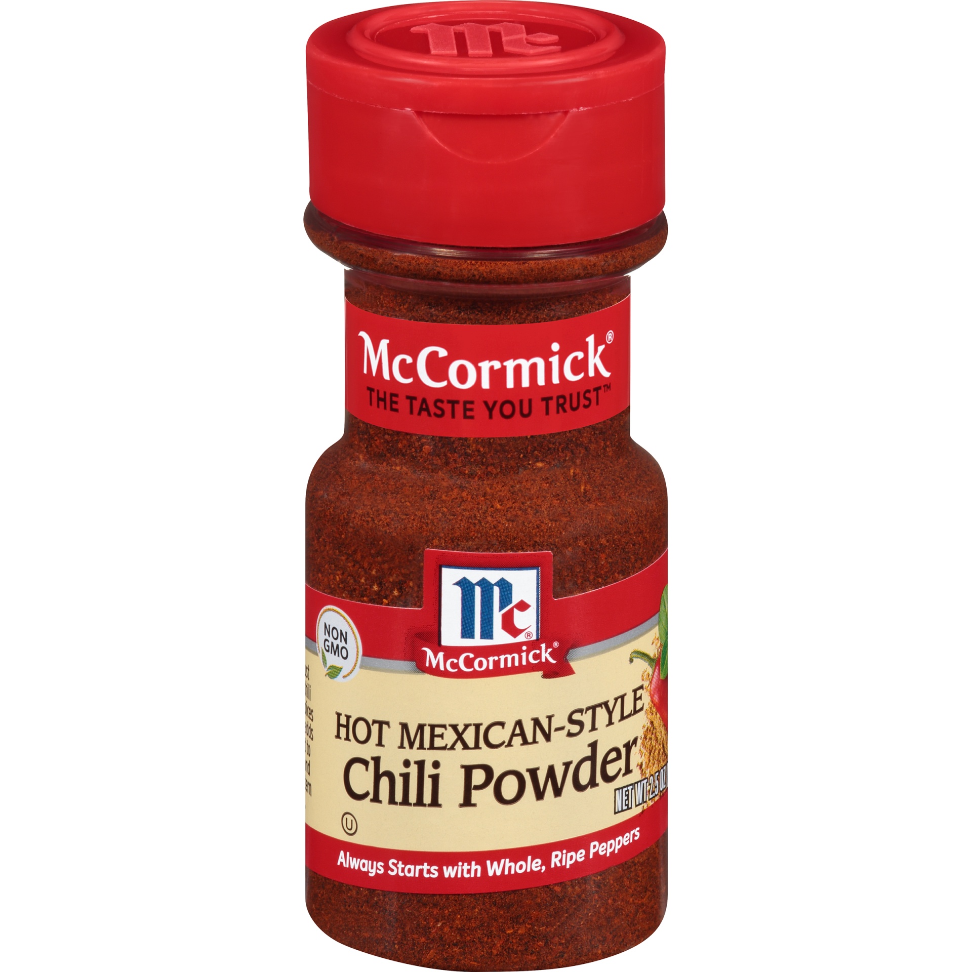 slide 1 of 1, McCormick Hot Mexican Chili Powder, 2.5 oz