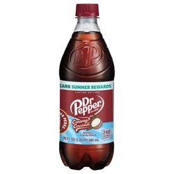Dr Pepper Creamy Coconut Soda, 20 fl oz bottle