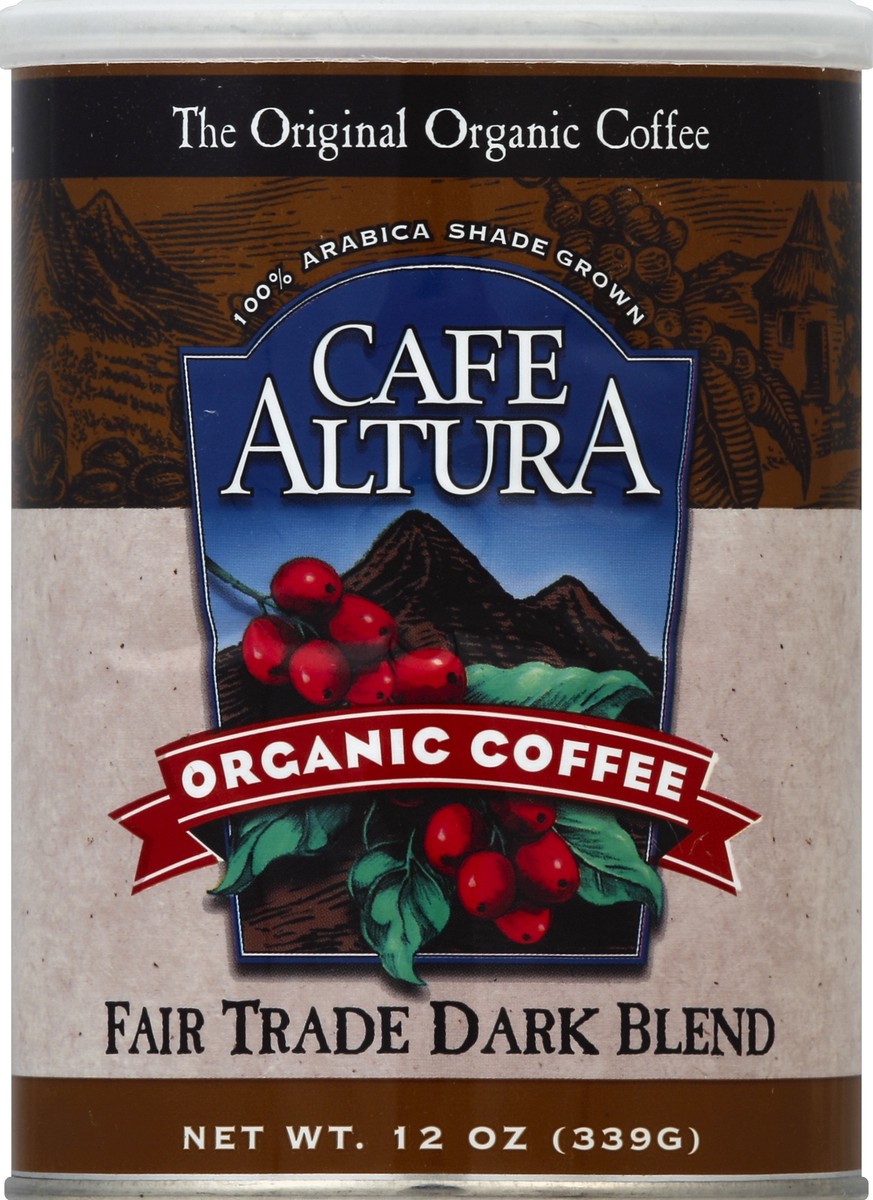 slide 2 of 2, Café Altura Organic Fair Trade Dark Blend Coffee, 12 oz