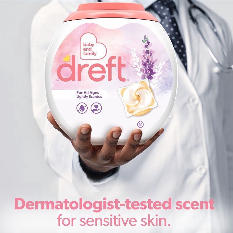 slide 9 of 11, Dreft Pods Laundry Detergent - 18ct, 18 ct