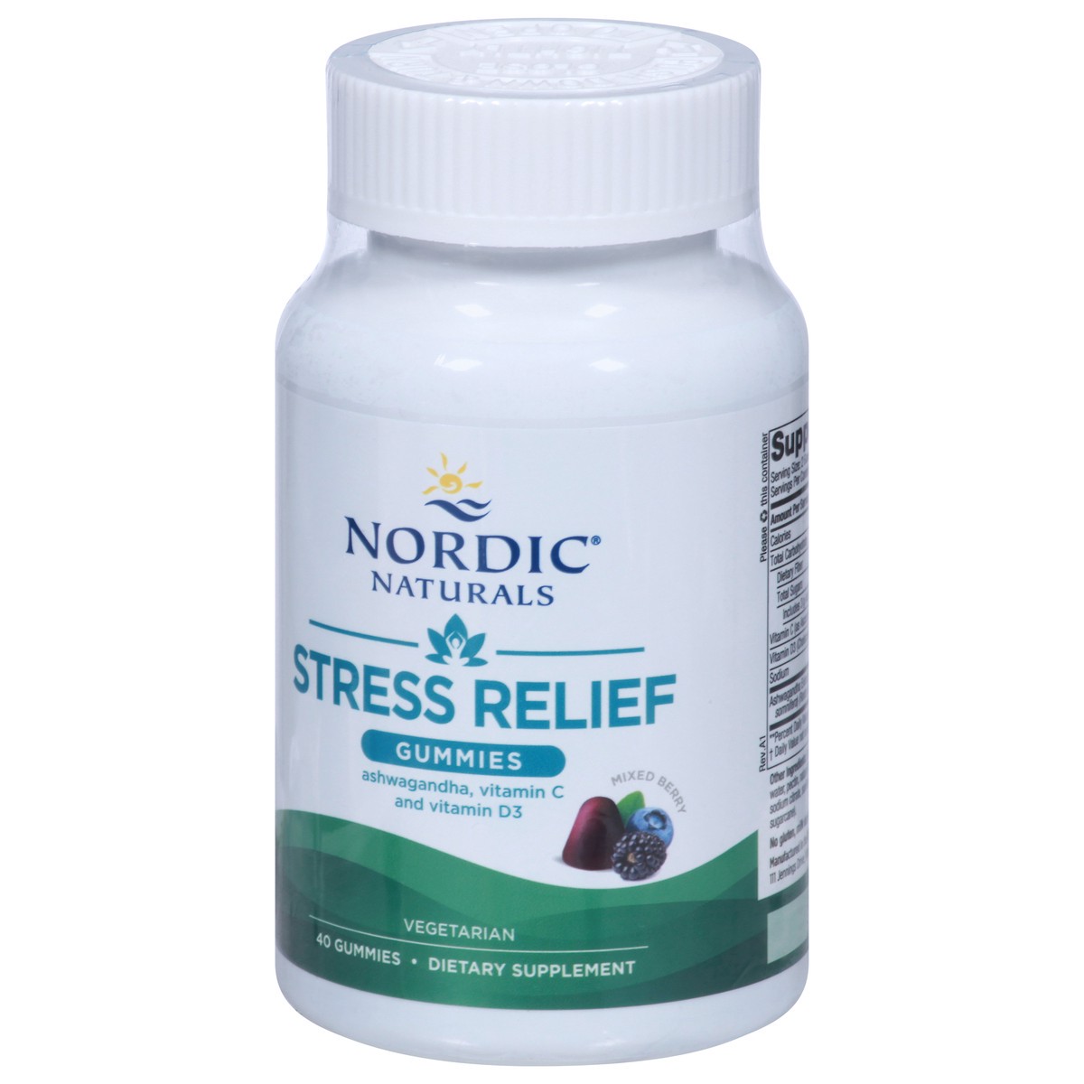 slide 5 of 9, Nordic Naturals Stress Relief Gummies, 1 ct