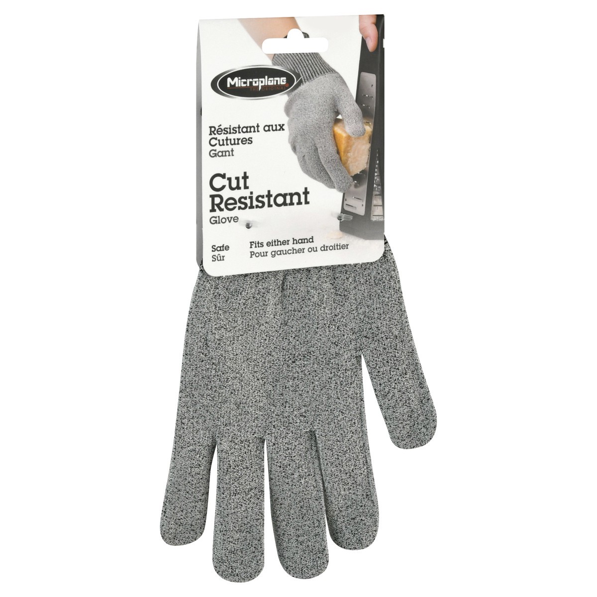 slide 5 of 9, Microplane Size Medium/Large Cut Resistant Glove 1 ea, 1 ct