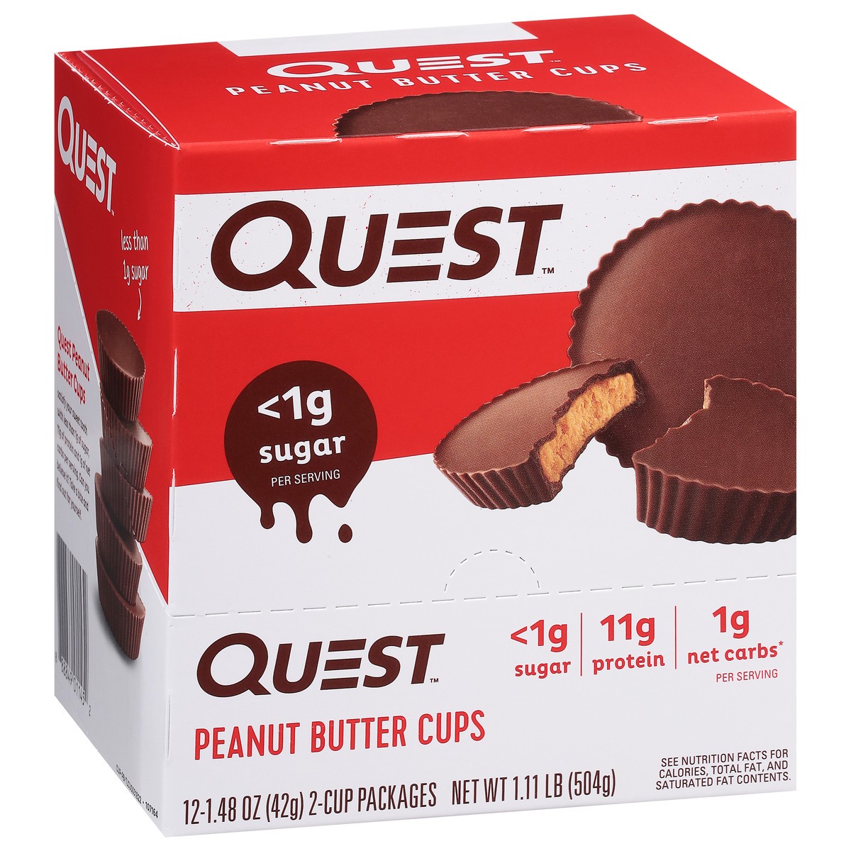 slide 7 of 9, Quest Peanut Butter Cups 12 - 1.48 oz Packages, 12 ct