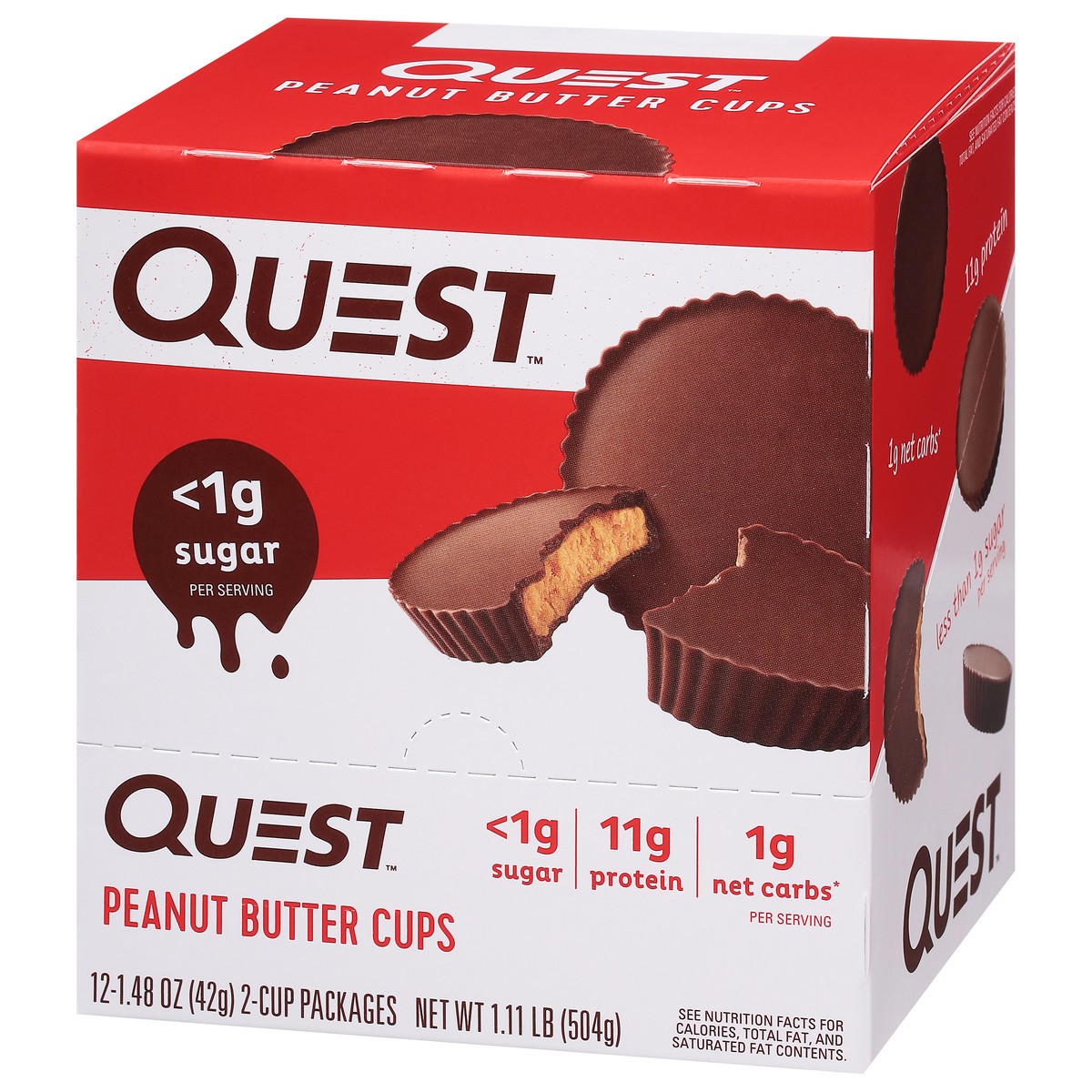 slide 9 of 9, Quest Peanut Butter Cups 12 - 1.48 oz Packages, 12 ct