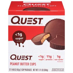 Quest Peanut Butter Cups - 12 x 1.48 oz Packages