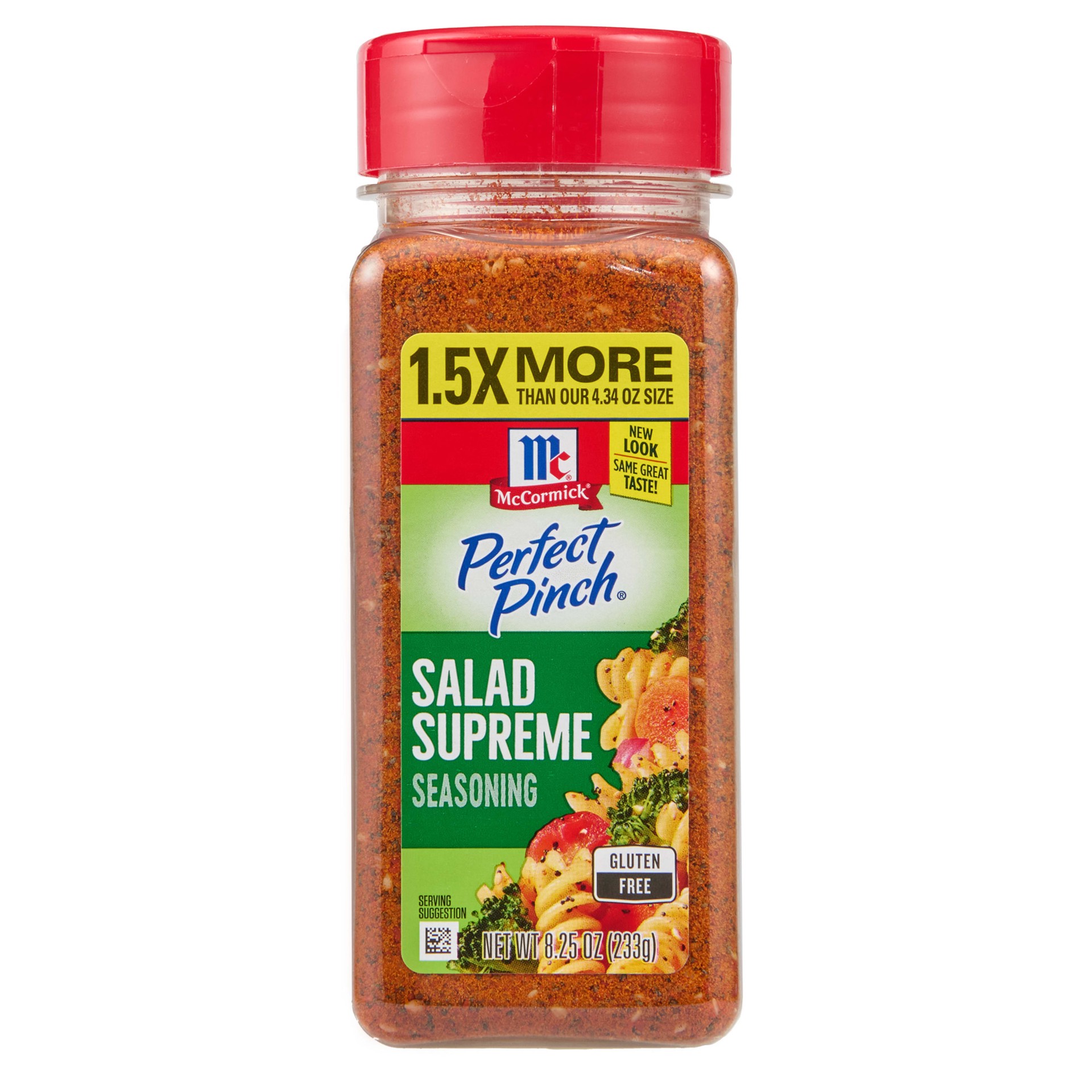 slide 1 of 12, McCormick Perfect Pinch Salad Supreme Seasoning, 8.25 oz, 8.25 oz