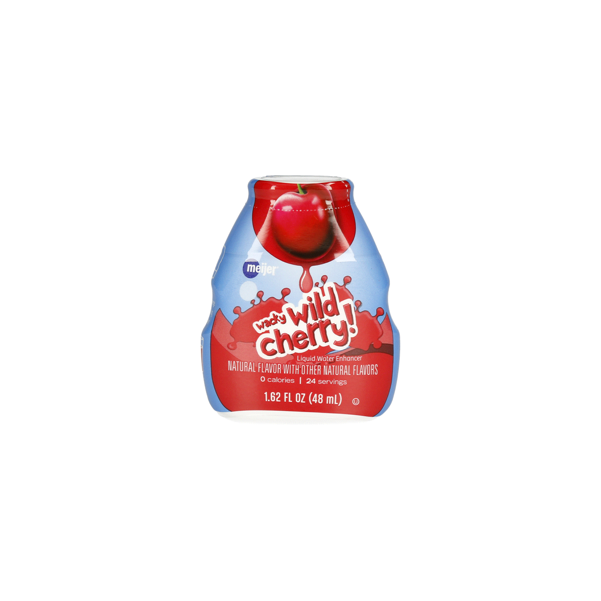 slide 1 of 4, Meijer Wacky Wild Cherry Liquid Water Enhancer, 1.62 oz