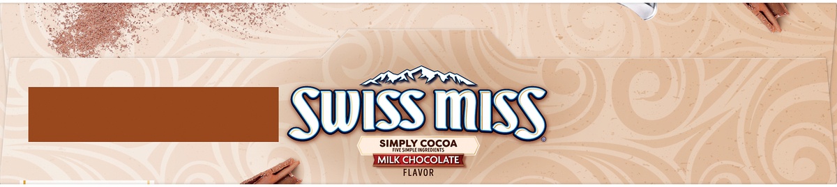 slide 6 of 11, Swiss Miss Simply Cocoa Milk Chocolate, 8 ct
