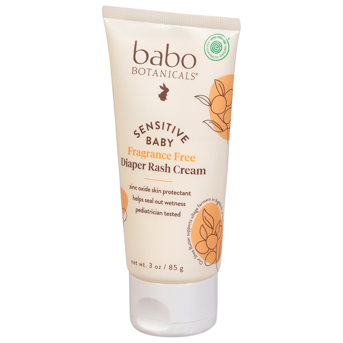 slide 2 of 4, Babo Botanicals Senitive Diaper Cream, 3 oz