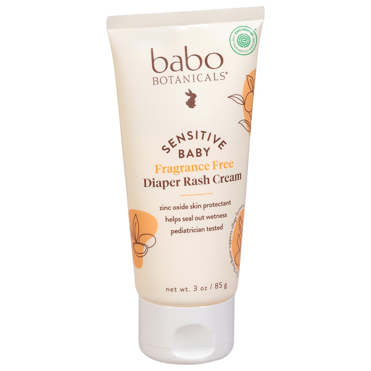 slide 3 of 4, Babo Botanicals Senitive Diaper Cream, 3 oz