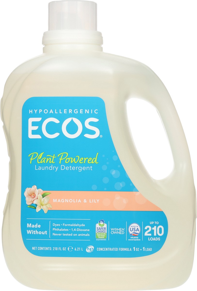 slide 5 of 12, Ecos Plant Powered Magnolia & Lily Laundry Detergent 210 fl oz, 210 fl oz
