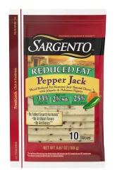 Sargento Reduced Fat Pepper Jack Cheese