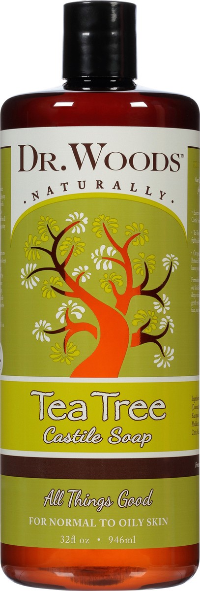 slide 10 of 10, Dr. Woods Soap Ttree Castile, 32 oz