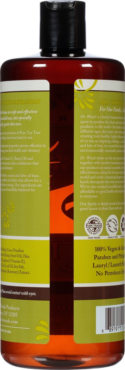slide 7 of 10, Dr. Woods Soap Ttree Castile, 32 oz