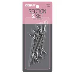 Conair Section & Set Secure Hold Sectioning Clips 6 Pack