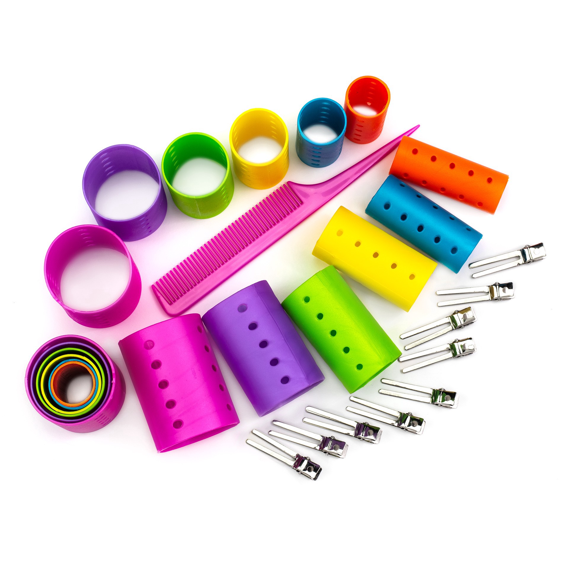 slide 2 of 3, Conair Rollers Magnetic Body Fullness, 75 ct