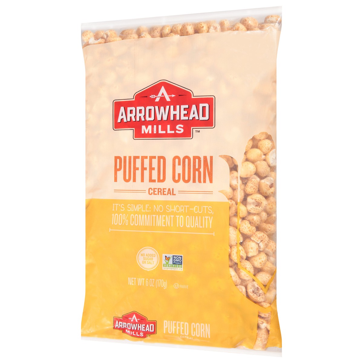 slide 9 of 9, Arrowhead Mills Puffed Corn Cereal, 6 Oz Bag, 6 oz